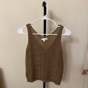 Blu Pepper Tan Knit Top